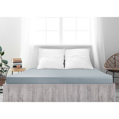 4Home Jersey-Bettlaken Ideal grau, 140 x 200 cm