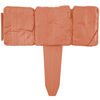 4Home Zahradní palisáda - obrubník Terracotta,2,5 m
