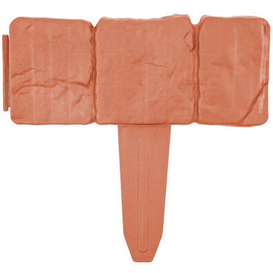 4Home Zahradní palisáda - obrubník Terracotta,2,5 m