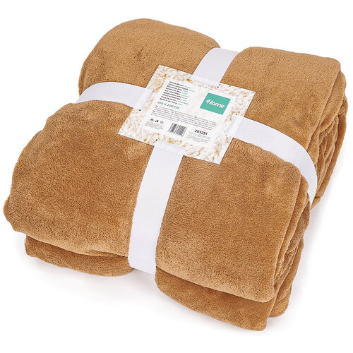 4Home Ovčja odeja rjava, 150 x 200 cm