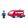 Woody Moderne elektrische Spielzeuglokomotive zur Eisenbahn, Rot