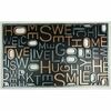 Gummi-Fußmatte Font, 47 x 75 cmschwarz,