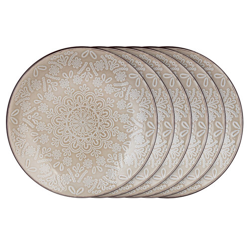 Set de farfurii pentru desert Banquet Shape  21,3 cm, 6 buc.