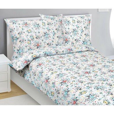 Bellatex Krepové obliečky Nezábudka, 140 x 200 cm, 70 x 90 cm