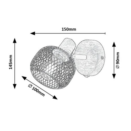 Rabalux 3127 nástěnné spot svítidlo Grendel