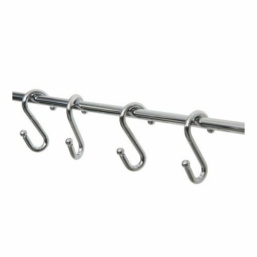Compactor Bară de bucătărie autoadezivă BestlockMagic, 8 cârlige