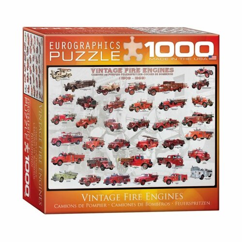 EuroGraphics Puzzle Vývoj hasičských áut, 1000 dielikov