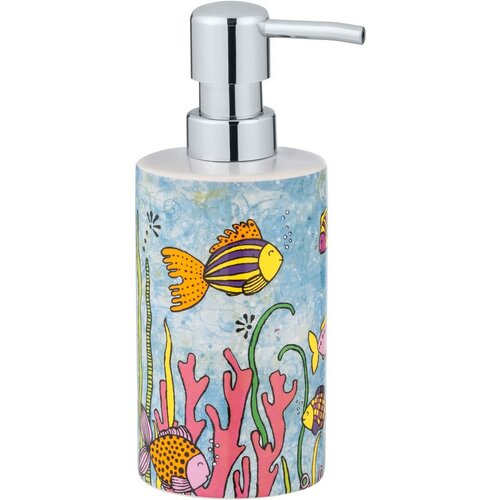 Wenko Keramický dávkovač mydla Ocean Rollin Art, 360 ml