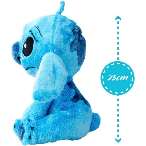 Jucărie de pluș Rappa Stitch șezând dimensiune. M, albastru