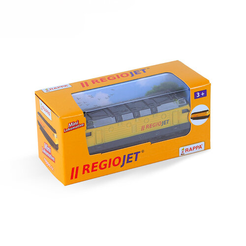 Rappa Locomotivă de metal RegioJet, 9 cm
