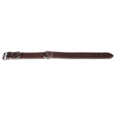 Tommi Fettleder Halsband Clyde Braun, 65 x 4 cm