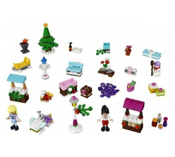 Lego Friends Adventný kalendár, viacfarebná