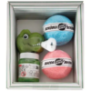 Bohemia Gifts Kinderkosmetikset mit Seifenblasenwerkzeug DINO