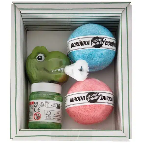 Bohemia Gifts Gyermek kozmetikai készletbuborékfújóval DINO