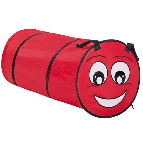 Cort pentru copii cu tunel Baby Mix Buburuză roșu,170 x 112 x 94 cm