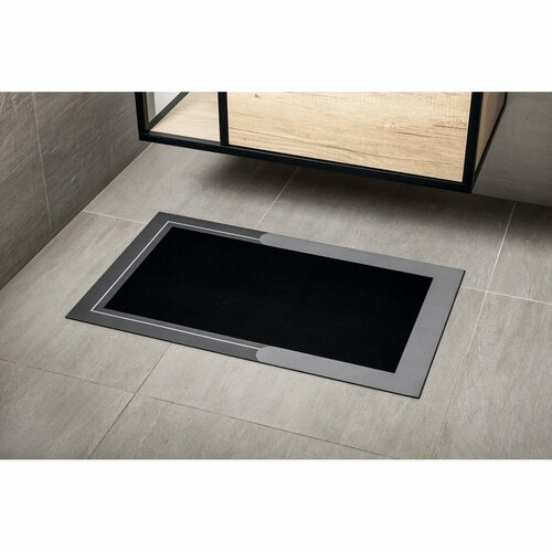 AQUALINE PCD014 fürdőszobaszőnyeg 50 x 80 cm ,szürke