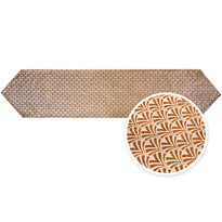 Běhoun na stůl Velvet Ornament hnědá , 32 x 150 cm Běhoun na stůl Velvet Ornament hnědá , 32 x 150 cm