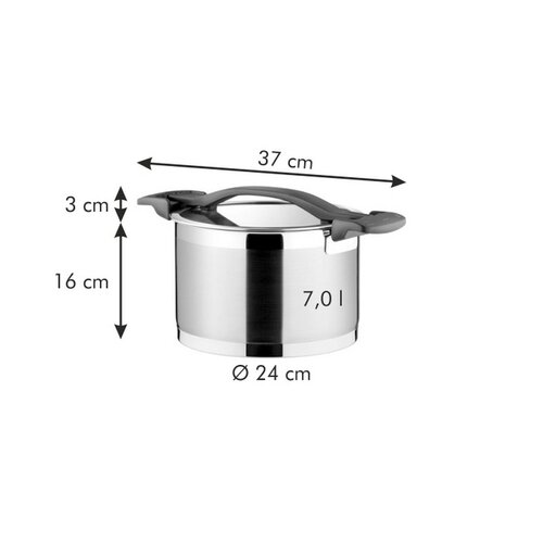 Tescoma Kochtopf mit Deckel ULTIMA 7 l