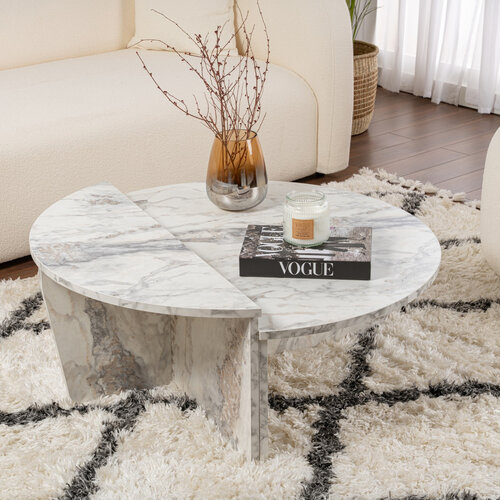 Măsuță de cafea Orion Freesia Marble