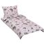 Bellatex Krep posteljnina Louka siva, roza, 140 x200 cm, 70 x 90 cm
