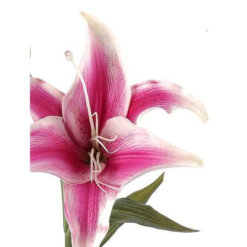 Művirág Liliom sötét rózsaszín, 17 x 17 x 60 cm