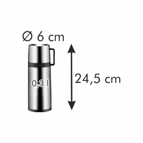 Tescoma CONSTANT termosz bögrével, rozsdamentes, 0,3 l
