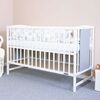 New Baby Pătuț pentru copii Polly, alb-gri