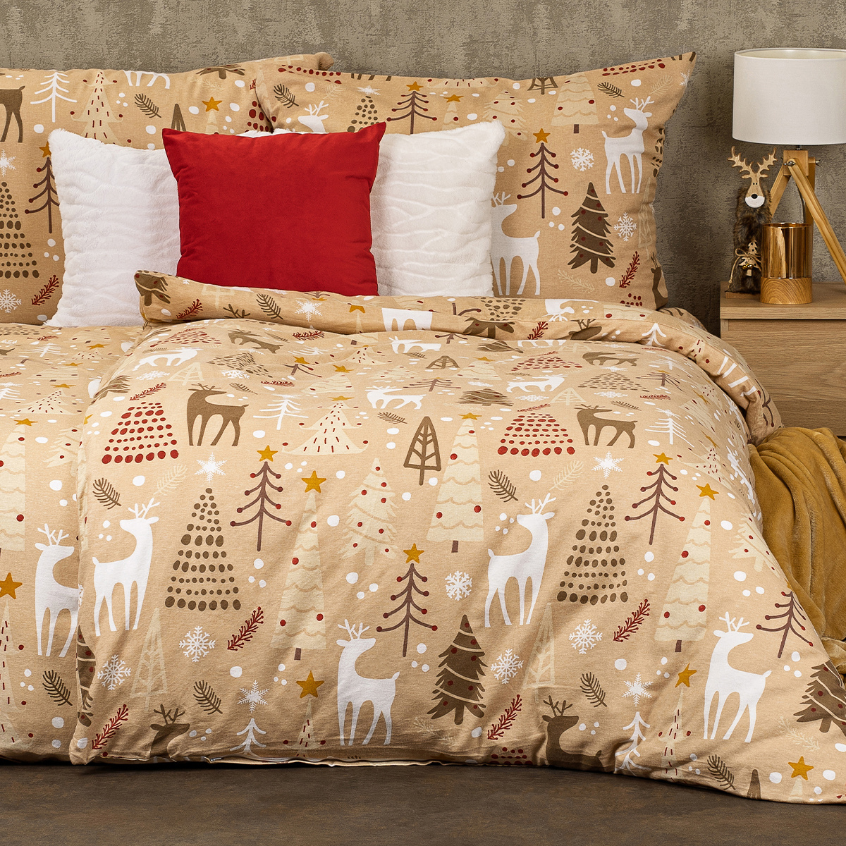 4Home Pościel  flanelowa Festive, 140 x 220 cm, 70 x 90 cm, 140 x 220 cm, 70 x 90 cm