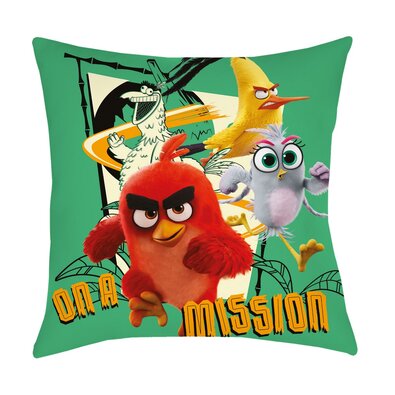 Mała poduszka Angry Birds Movie 2 On a mission, 40 x 40 cm