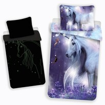 Unicorn glow gyermek pamut világító ágynemű, 140 x 200 cm, 70 x 90 cm Unicorn glow gyermek pamut világító ágynemű, 140 x 200 cm, 70 x 90 cm