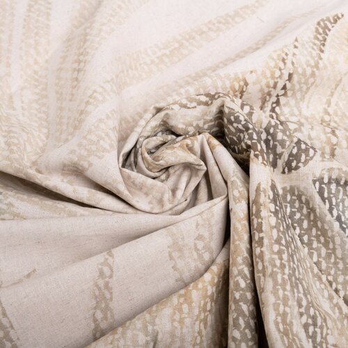 Monstera pamut és len keverékből készült ágynemű huzat, 220 x 200 cm, 2 db 70 x 80 cm