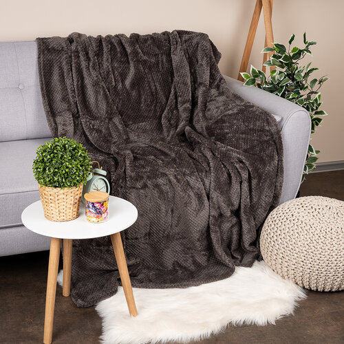 Matex odeja Montana temno siva, 150 x 200 cm