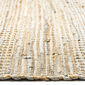 Ručne tkaný koberec Juta prírodná tmavá, 60 x 90 cm