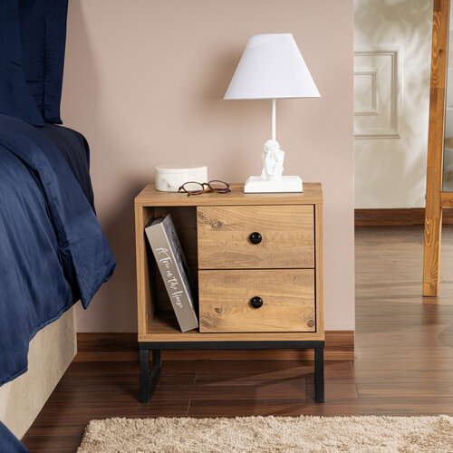 Nočný stolík Glimmer Atlantic Pine