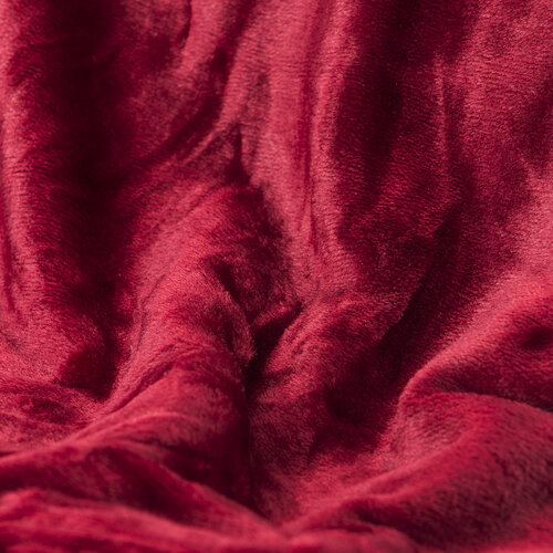 Deka XXL / Přehoz na postel červená, 200 x 220 cm