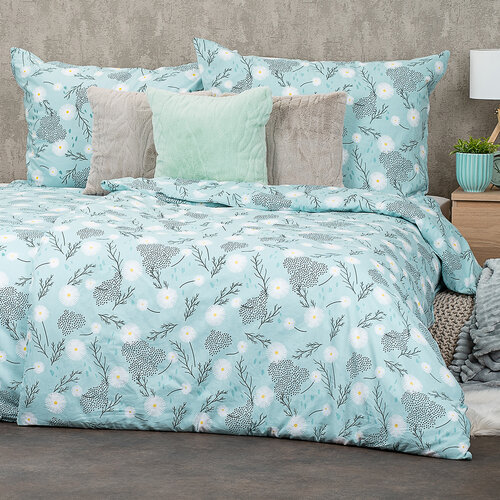 4Home Бавовняна постільна білизна Chamomile, 160 x 200 см, 70 x 80 см