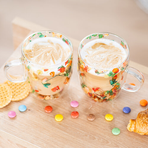 4Home Bloom  Hot&Cool hőálló pohár 400 ml, 2 db