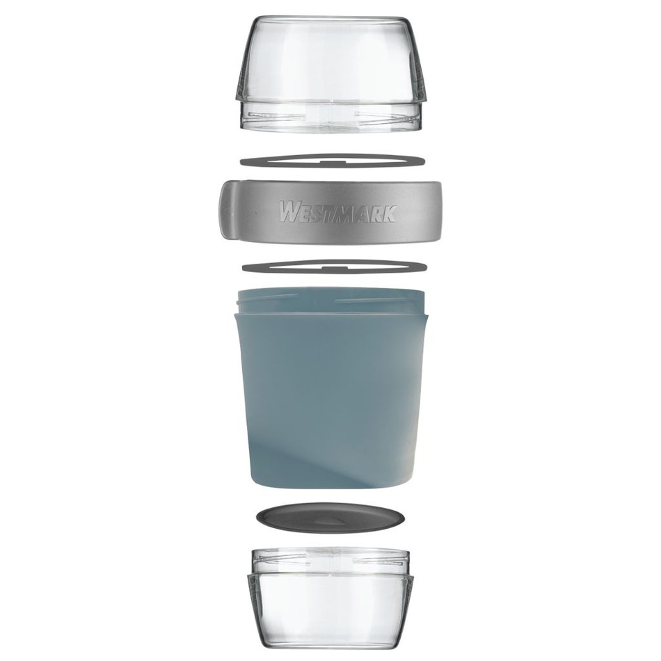 Westmark háromrészes ételtároló, 1150 ml, kék termék 2. képe