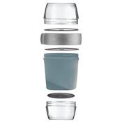 Westmark Trojdielna dóza na jedlo, 1150 ml, modrá