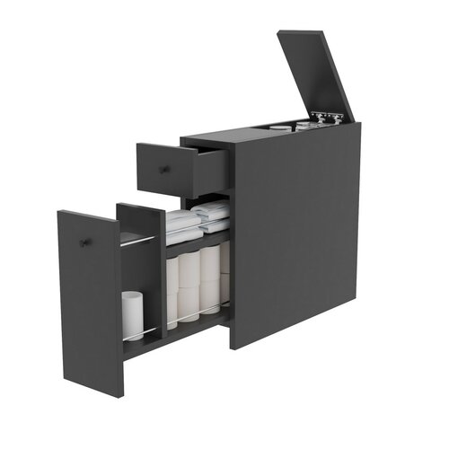 Calencia Anthracite fürdőszoba szekrény