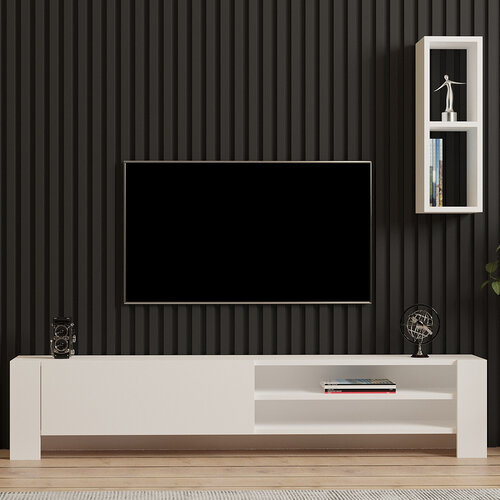 Masă TV Naz White