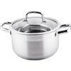 Oală din oțel inoxidabil cu capac Lamart LTSS2413 Prestige, 24 x 13,5 cm