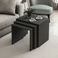 Alya Anthracite kisasztal, 3 db