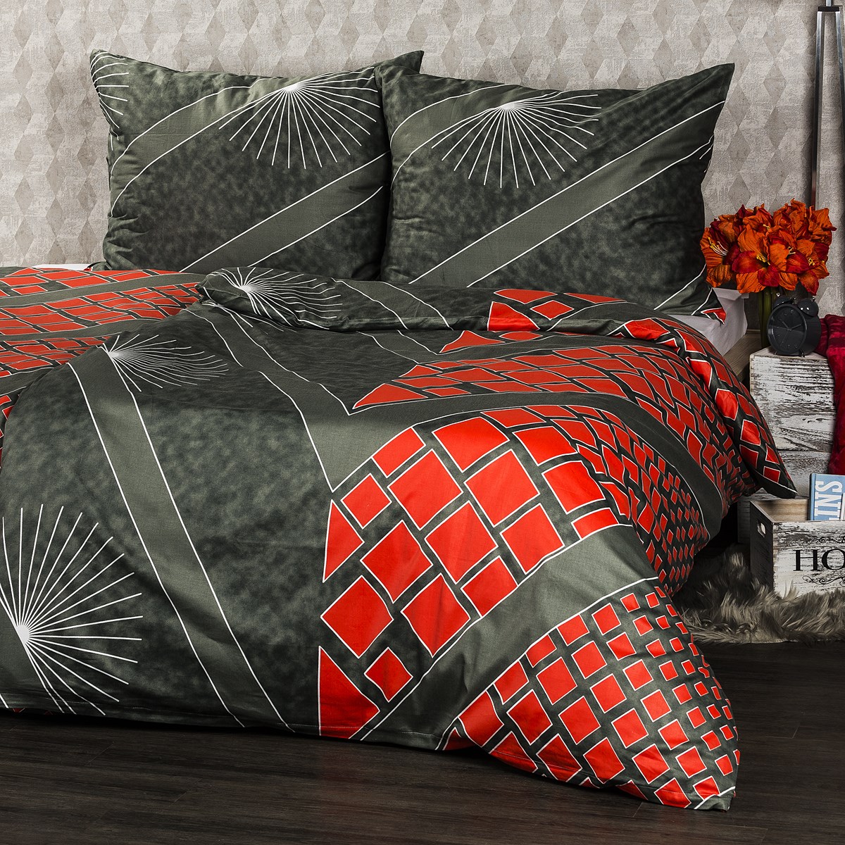 JAHU Saténové obliečky House Alfonso, 140 x 200 cm, 70 x 90 cm