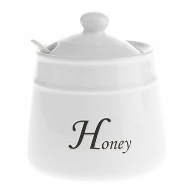 Keramična posoda za med Honey s čajno žličko, 530ml