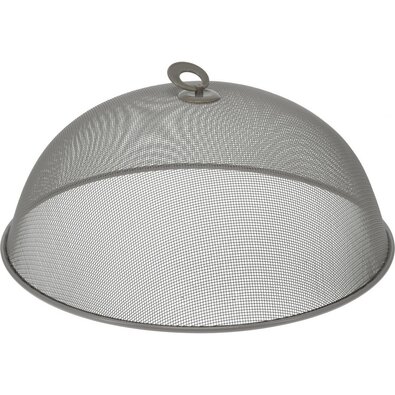 Металева кришка для продуктів, діаметр 35 x 14 см,сіра