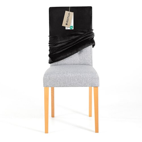 Restilo Napinac za stol Sento črn, 48 x 48 x 58 +10 cm