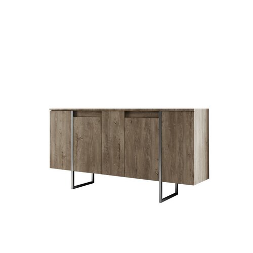 Schrank Luxe Walnut and Silver