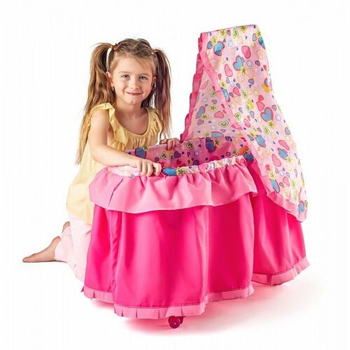 Woody Bett mit Betthimmel, 61 x 32,5 x 85 cm