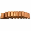 Kesper 28958 Set raclette plošč iz akacije, 8kosov, 10 x 8 x 0,7 cm